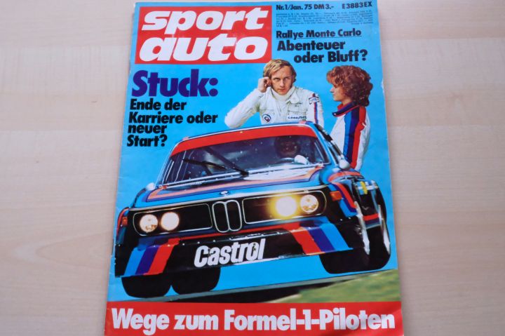 Deckblatt Sport Auto (01/1975)
